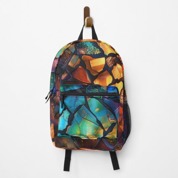 Item preview, Luminous mosaic made of colored glass – colorful work of art designed and sold by CosmicGlyph.