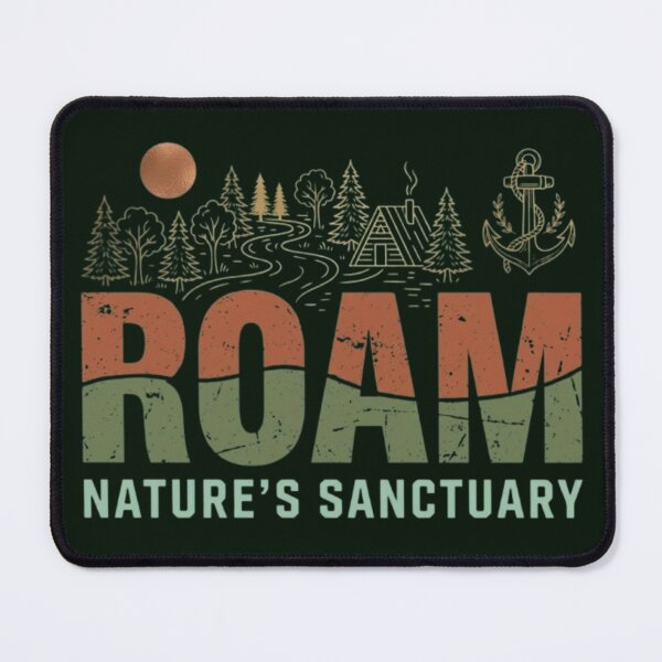 Item preview, ROAM – Nature’s Sanctuary Emblem designed and sold by Dogandesighn.