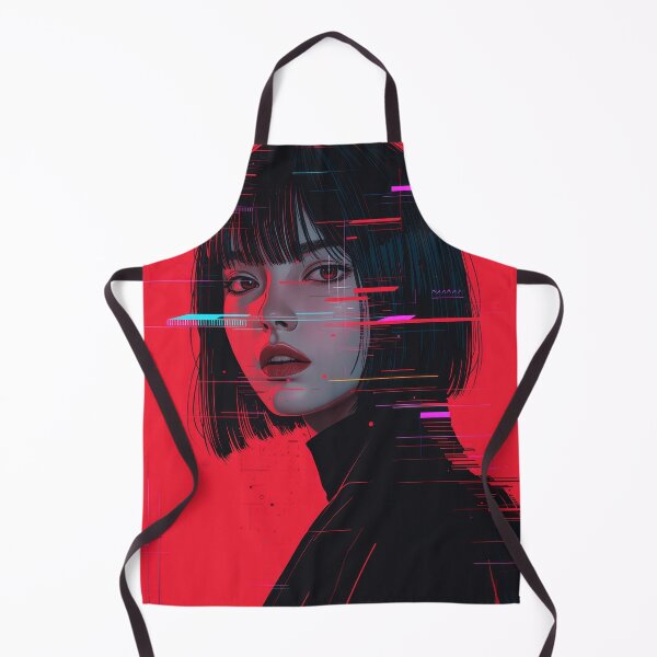 Item preview, Cyberpunk Bob Portrait with Digital Glitch Overlay on Red Background designed and sold by Sergii Davydenko.