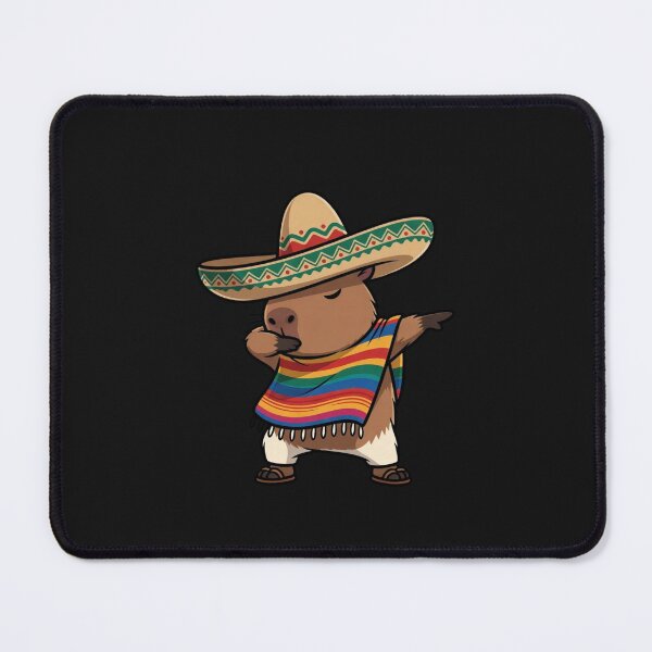 Item preview, Capybara Dab Sombrero Mexican Fiesta designed and sold by GrumpySableye.