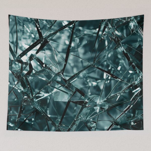 Item preview, Shattered glass mesh – structure in chaos designed and sold by CosmicGlyph.