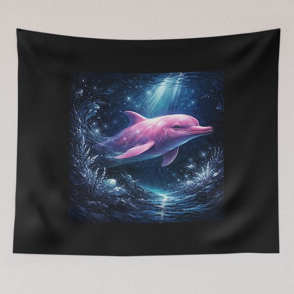 Item preview, Abyssal Dream of the Pink Amazonian River Dolphin #3 designed and sold by Helios Be. Lavsh.