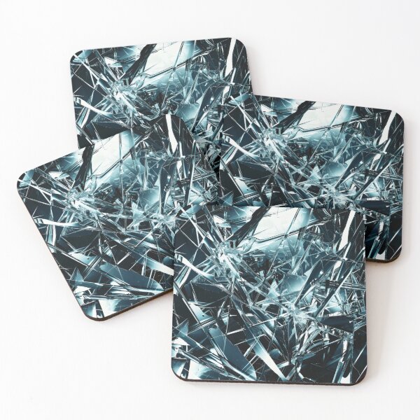 Item preview, Fragmented Structures – Abstract Ice Architecture designed and sold by CosmicGlyph.
