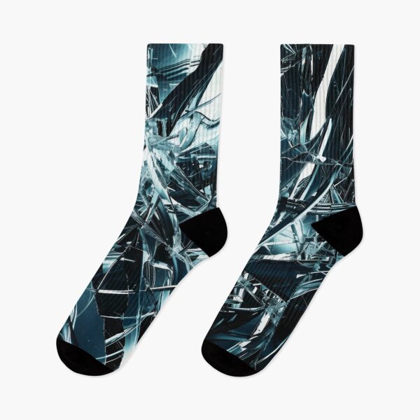 Item preview, Fragmented Structures – Abstract Ice Architecture designed and sold by CosmicGlyph.