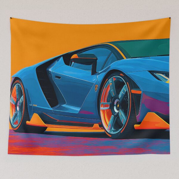 Item preview, Lamborghini Centenario Print – Iconic Italian Supercar Art designed and sold by AutoPopStudio.