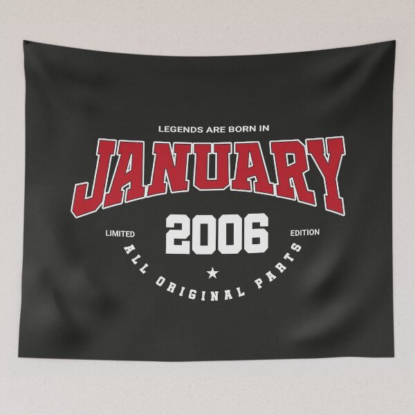 Item preview, January legends 2006 designed and sold by HB Shirts.