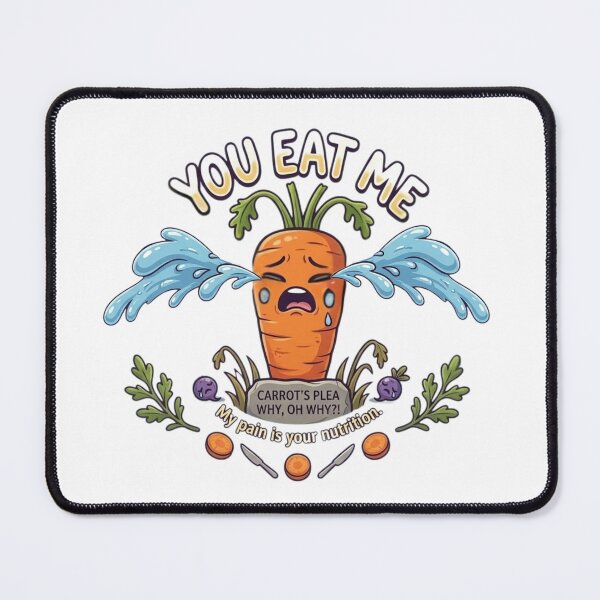 Item preview, You Eat Me Crying Carrot Funny designed and sold by ikaysCreative.