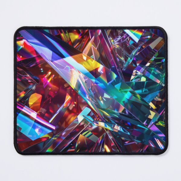 Item preview, Fascinating crystal explosion in rainbow colors designed and sold by CosmicGlyph.