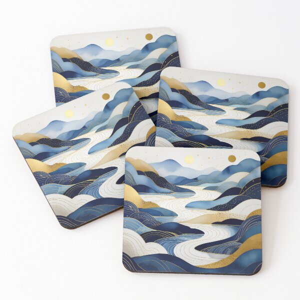 Item preview, Along the river - river landscape designed and sold by FehlingMedia.