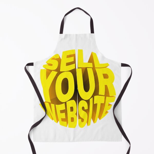 Item preview, Sell Your Website 3D Yellow Typography Tech Sticker designed and sold by PixelWaveBD.