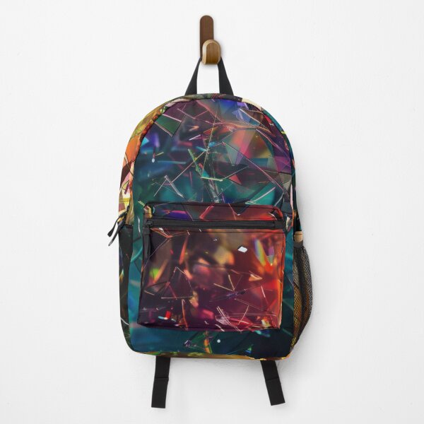 Item preview, Abstract rainbow glass explosion – colorful shards in motion designed and sold by CosmicGlyph.
