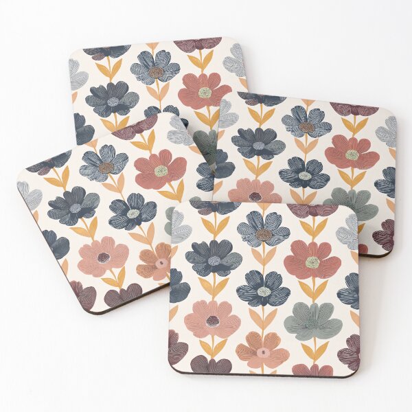 Item preview, Soft Scandinavian Floral Pattern designed and sold by soft-pop-studio.