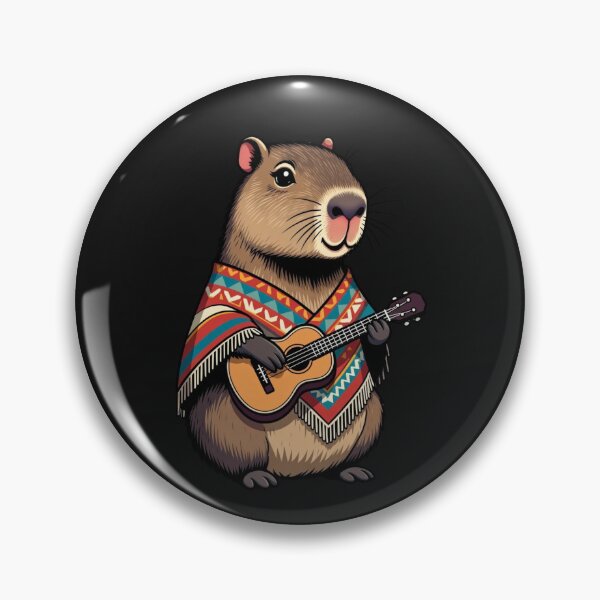Item preview, Capybara PlayingCinco de Mayo Musician Gift designed and sold by GrumpySableye.