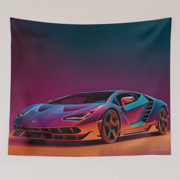 Item preview, Pop Art Lamborghini Centenario Canvas for Car Lovers designed and sold by AutoPopStudio.