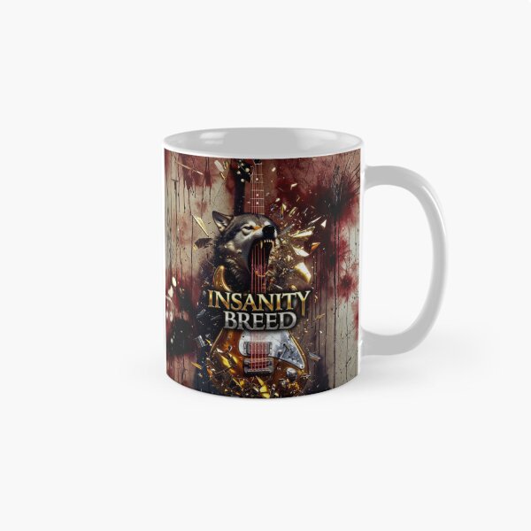Artikelvorschau, Offizielles INSANITYBREED: Metal Wolf Gitarren-Design (KI-Grafik) entworfen und verkauft von INSANITYBREED.