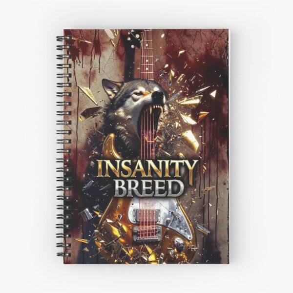 Item preview, Official INSANITYBREED: Metal Wolf Guitar (AI Art) designed and sold by INSANITYBREED.