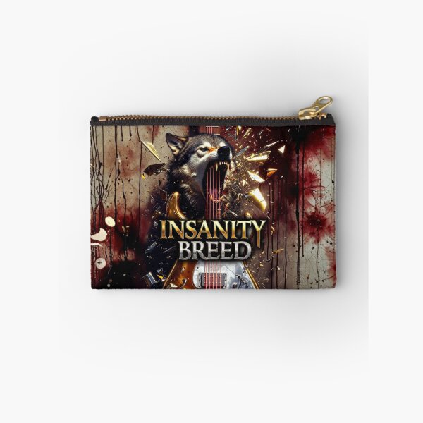 Item preview, Official INSANITYBREED: Metal Wolf Guitar (AI Art) designed and sold by INSANITYBREED.