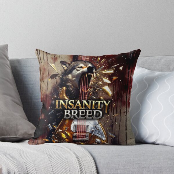 Item preview, Official INSANITYBREED: Metal Wolf Guitar (AI Art) designed and sold by INSANITYBREED.