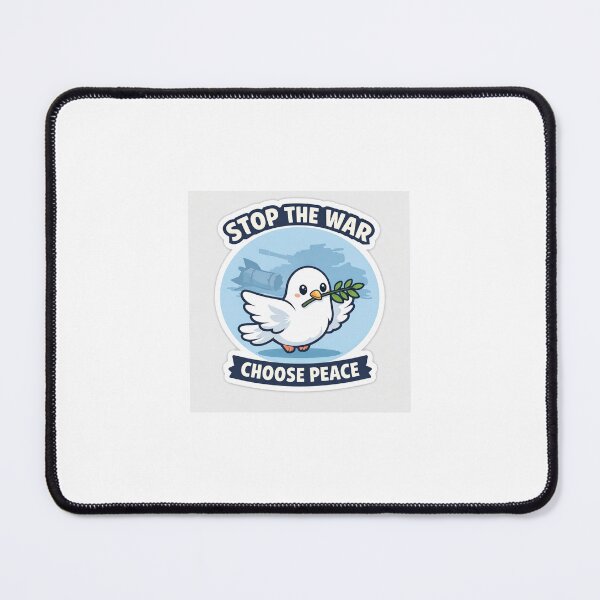 Item preview, Stop The War Choose Peace Sticker | Cute Dove Anti War Peace Design designed and sold by Humpty143.