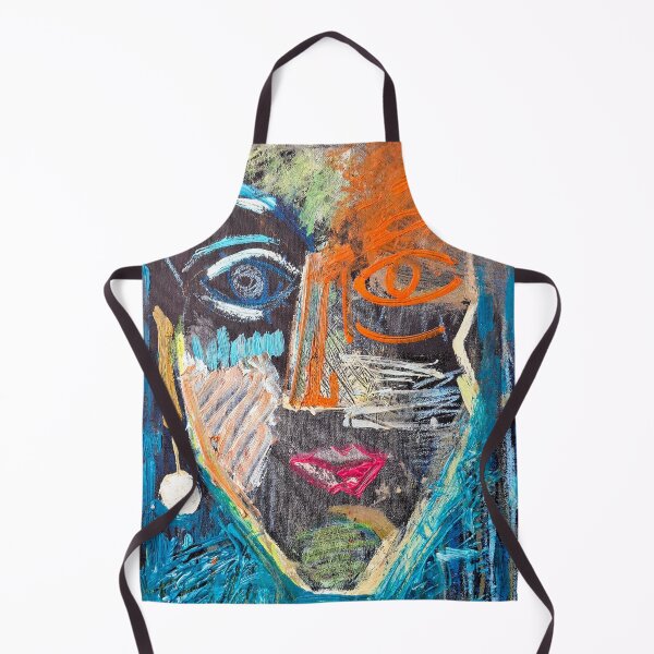 Item preview, Colorful Abstract Face Portrait – Modern Expressionist Art designed and sold by art2print.