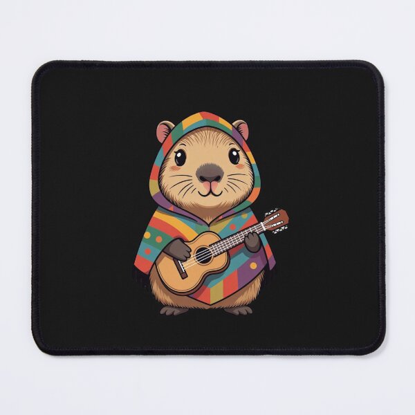 Item preview, Guinea Pig Ukulele Player Poncho designed and sold by GrumpySableye.