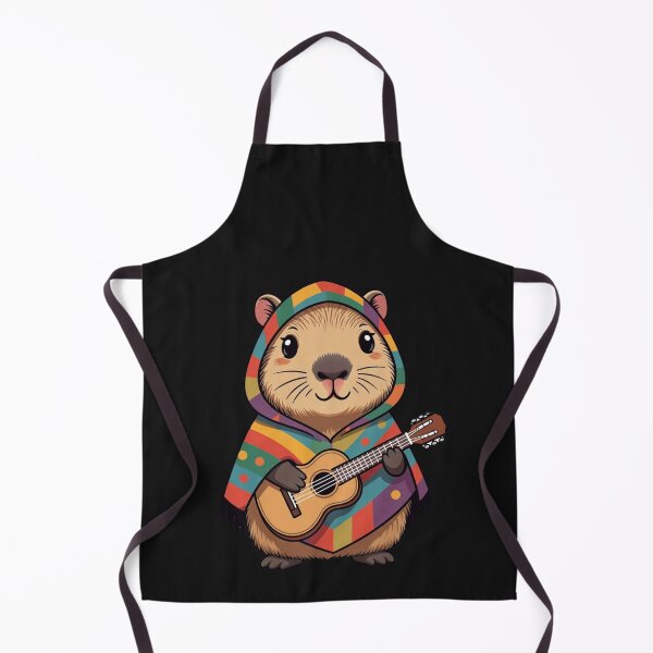 Item preview, Guinea Pig Ukulele Player Poncho designed and sold by GrumpySableye.