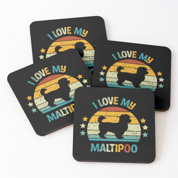 Item preview, I Love My Maltipoo Dog Owner Lover Pet Parent designed and sold by StickChic.