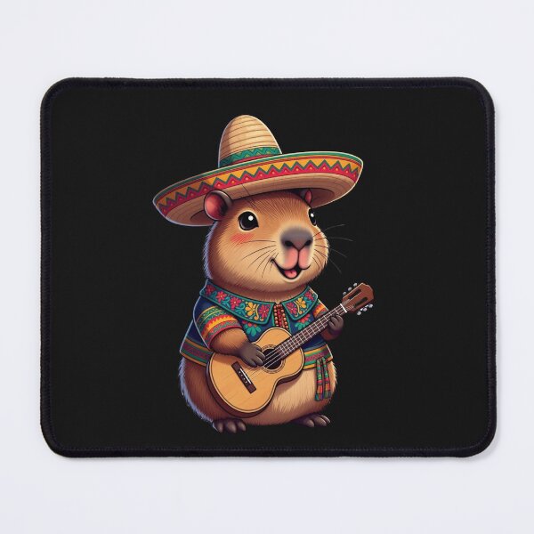 Item preview, Capybara Mariachi Musician Mexican Fiesta designed and sold by GrumpySableye.