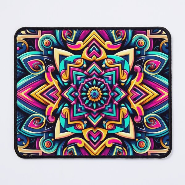 Item preview, Cosmic Mandala – Vibrant Geometric Emblem Design designed and sold by Dogandesighn.
