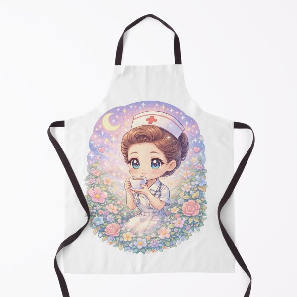Item preview, Creative Kawaii Pastel Chibi Registered Nurse Design - Unique Artwork designed and sold by sabily.