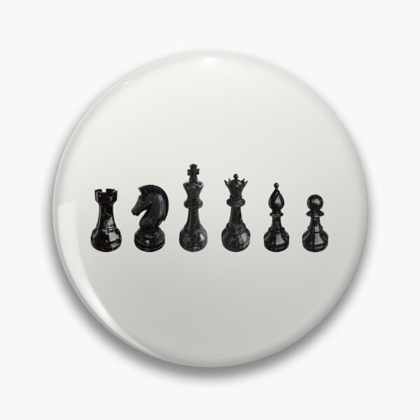 Item preview, Black Marble Chess Pieces Minimal Strategy Art designed and sold by trepiu.