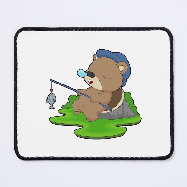 Item preview, Beaver Angler Fish Fishing designed and sold by Snabdesign84.