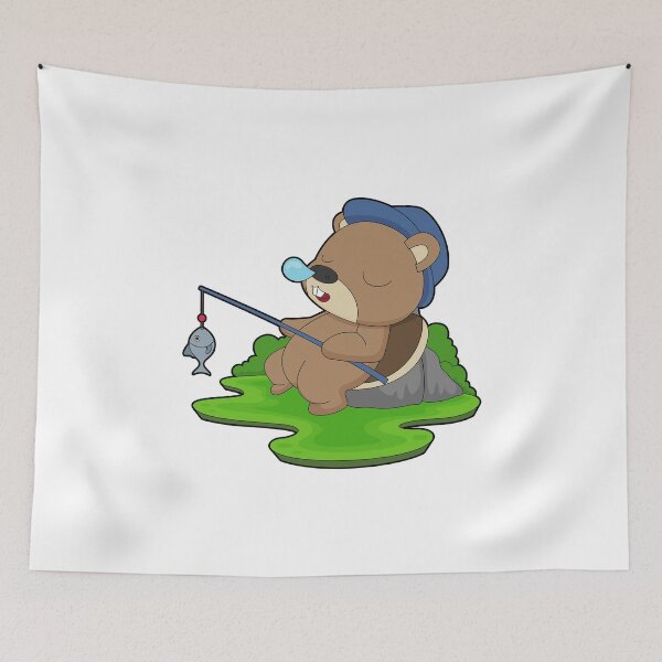 Item preview, Beaver Angler Fish Fishing designed and sold by Snabdesign84.