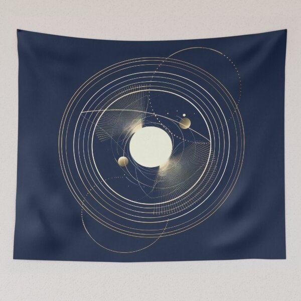 Item preview, Abstract orbits in the golden orbit designed and sold by CosmicGlyph.