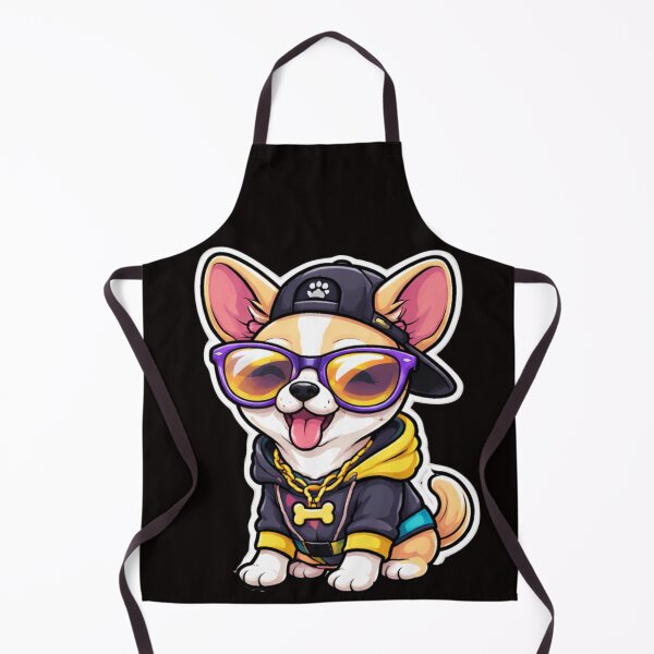 Item preview, Hip-Hop Corgi Streetwear Style designed and sold by Iuqiune.