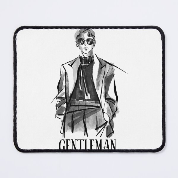 Item preview, Gentlemen Classic Typography Print | Vintage Gentleman Style Design designed and sold by MuskanDesignHub.