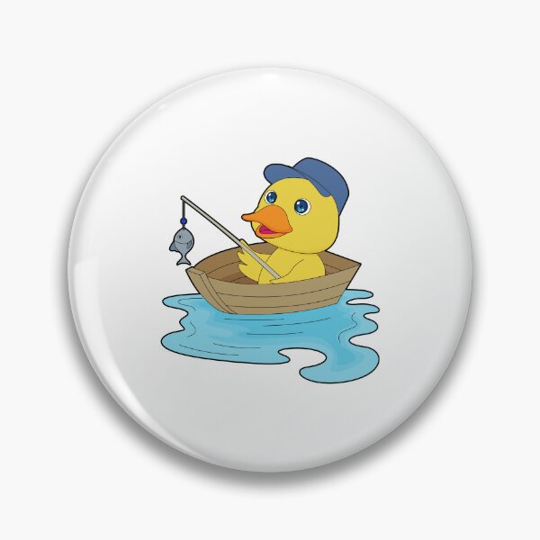 Artikelvorschau, Ente Angler Fisch Angeln entworfen und verkauft von Snabdesign84.