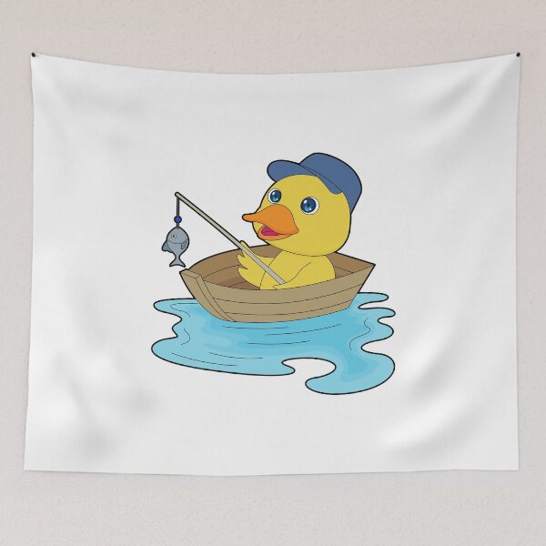 Item preview, Duck Angler Fish Fishing designed and sold by Snabdesign84.