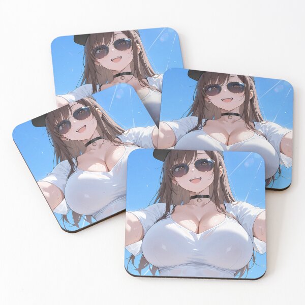 Item preview, SHIRO: Cute Anime Baseball Fan Girl Summer Waifu designed and sold by BorgSpareParts.