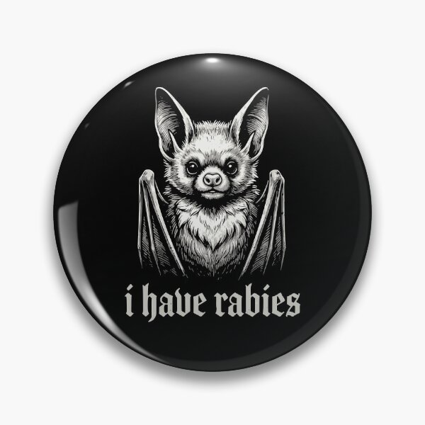 Item preview, I Have Rabies Bat designed and sold by friedcactstudio.