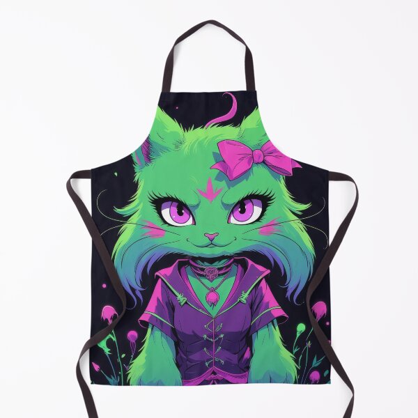 Item preview, Vibrant Kawaii-Core Character with Neon Magic and Whimsical Creatures designed and sold by Sergii Davydenko.