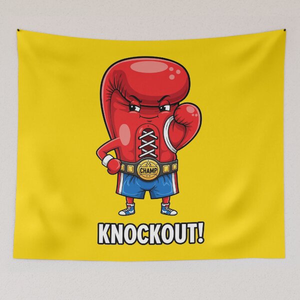 Item preview, Boxing Glove Champ Knockout designed and sold by Amir Faysal.