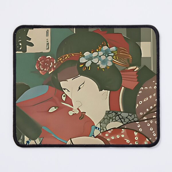 Item preview, Amor Prohibido: Ukiyoe Retro Kabuki - Beso Eterno designed and sold by senjya-d.