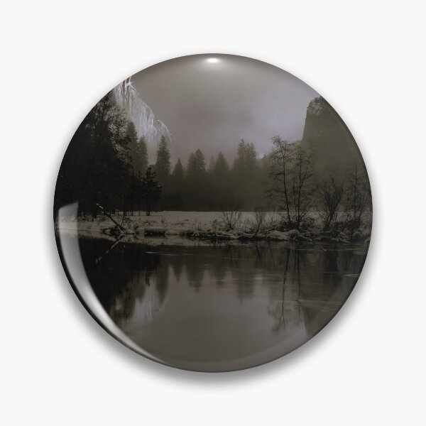 Item preview, Yosemite Valley, Yosemite National Park, winter sepia black and white landscape photograph poster art print designed and sold by Astrid Arkhangelsky.