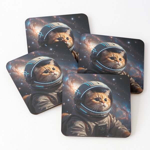 Item preview, Space Astronaut Kitty designed and sold by Pixelated Meow.