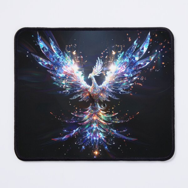 Item preview, Crystal Phoenix – Light Being of Rebirth designed and sold by CosmicGlyph.