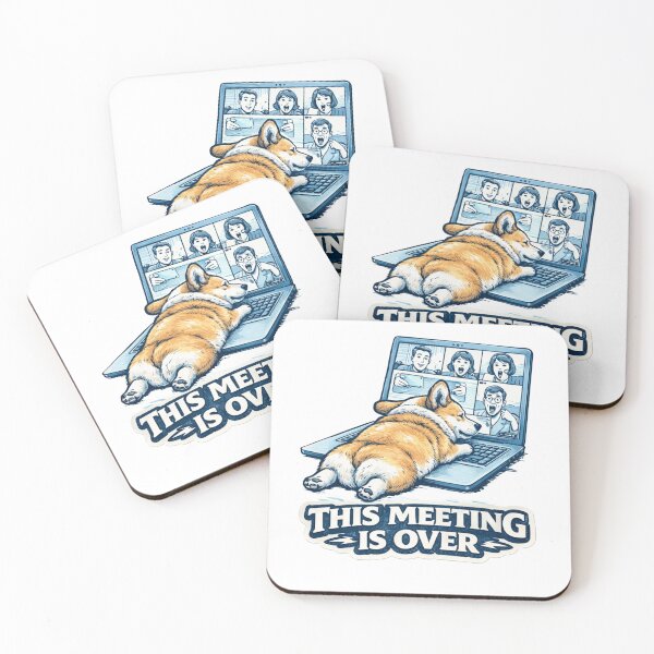 Item preview, This Meeting Is Over Corgi Mom Shirt Funny Corgi Dog Mom Gift designed and sold by PawMuse Studio.