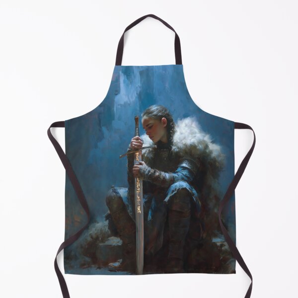 Item preview, Hervör and the Sword Tyrfing designed and sold by NordicDreams.