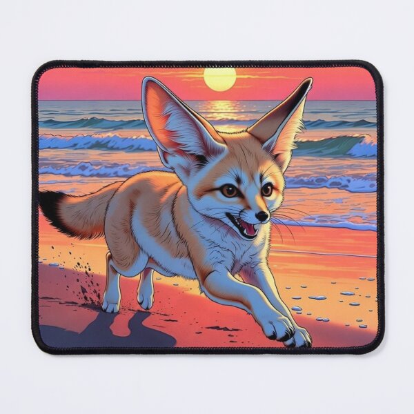 Item preview, Fennec Fox – Sunset Beach Run Design designed and sold by Dogandesighn.