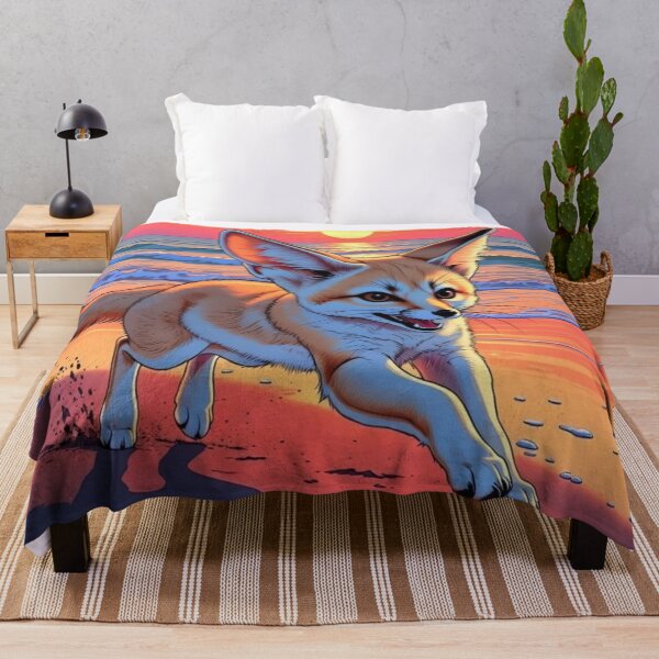 Item preview, Fennec Fox – Sunset Beach Run Design designed and sold by Dogandesighn.
